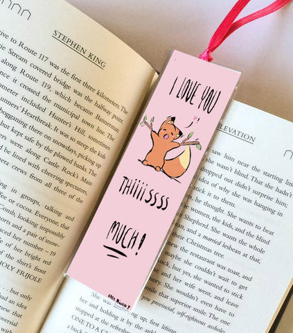 "I Love you Thiiiissss Much!" - Handmade Bookmark